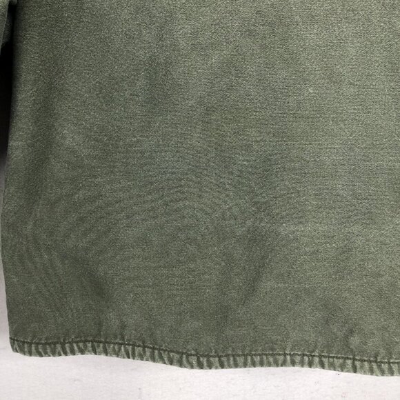 VF Imagewear Jacket Mens M Army Green Heavy Canvas Blanket Lined Barn Chore - Picture 15 of 16